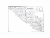 Charles Mix County Sectional Map, Charles Mix County 1906 Uncolored and Incomplete
